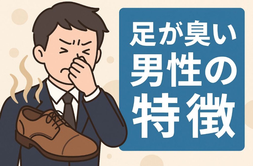 足が臭い男性の特徴とは?皮膚科学の視点で“ニオイの原因”を徹底解説