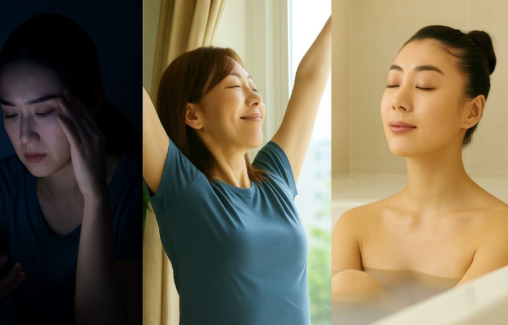 ストレスが原因で崩れてる人 →「整えるリズム習慣」