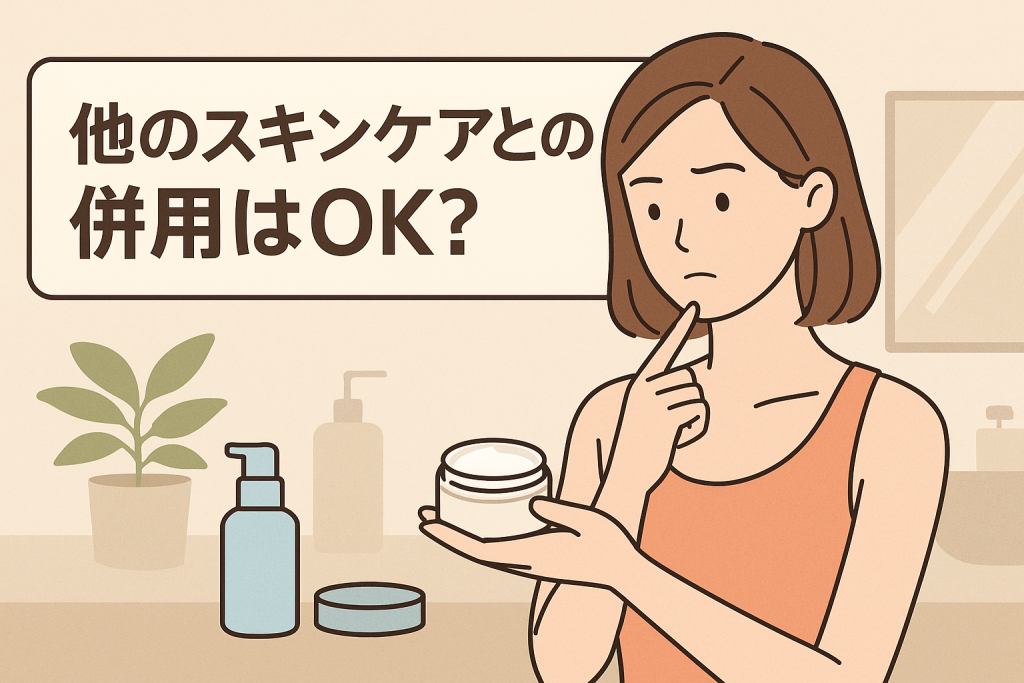 他のスキンケアとの併用はOK?|使い方の注意点